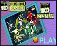 Ben10 Fusión de Rompecabezas