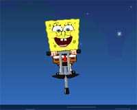 Bob Esponja Saltando Super Alto