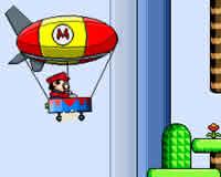 Mario en dirigible