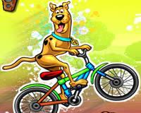 Scooby Doo en bicicleta