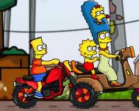 Los Simpsons en moto